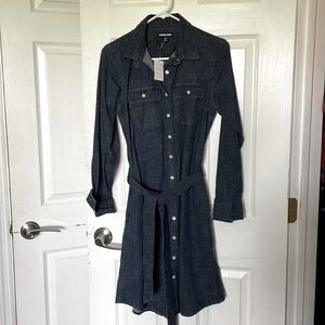 Lands End Denim Dress-XS